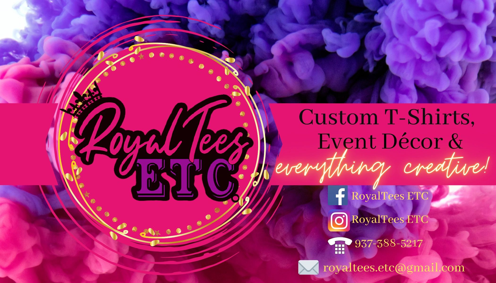 Custom T Shirts Event Decor Royaltees ETC Dayton Ohio